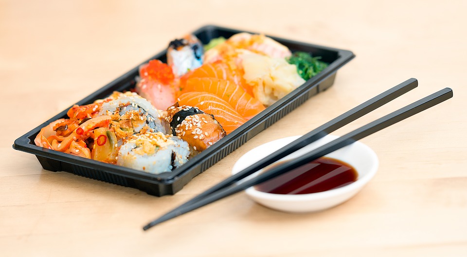 takeaway sushi